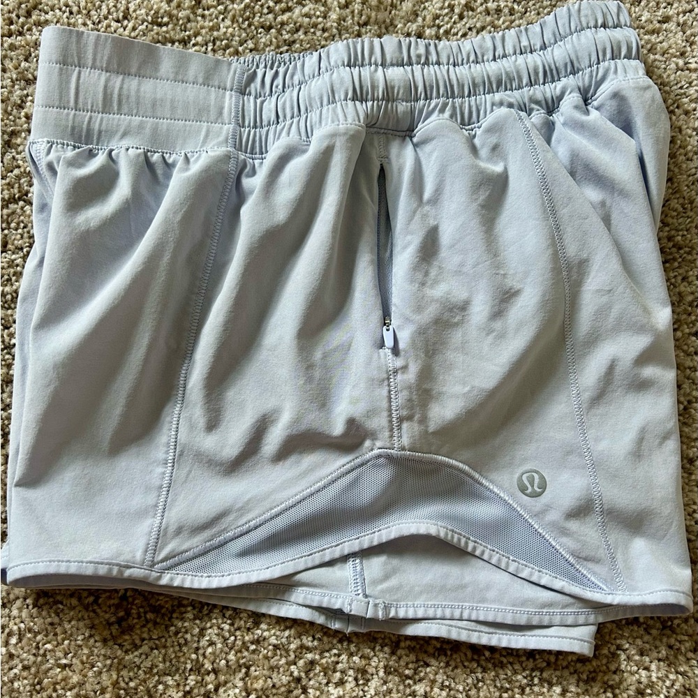 Lululemon Athletica Gray Athletic Shorts Lightweight Elastic Waist